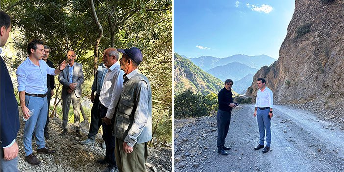 Hakkari Vali Yardımcısı Karadağ'dan köy ziyaretleri