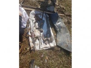 Şemdinli kırsalında silah ve mühimmat ele geçirildi