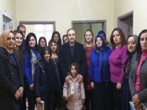 Başkan Epcim, kursiyerlerle bir araya geldi