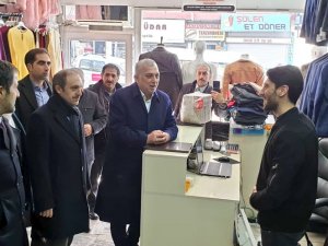 Başkan Epcim, Metin Külünk ile Esnaf ziyaretlerinde Bulundu