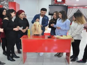 Hakkari'deki kuaförlere saç tasarım eğitimi
