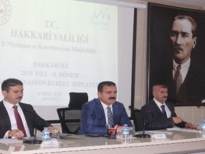 Hakkari'de ‘İl Koordinasyon Kurulu' toplantısı