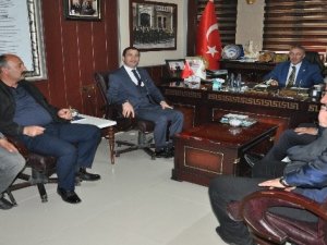 Oda başkanlarından YÜTSO'ya ziyaret