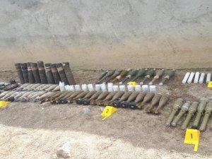 Hakkari'de çok sayıda mühimmat ele geçirildi