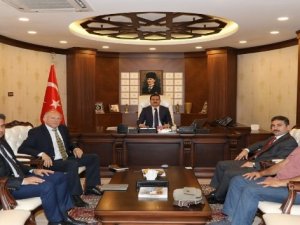 Öğretim üyelerinden Vali Akbıyık'a ziyaret