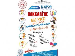 Hakkari'de yaz spor okul kayıtları başladı