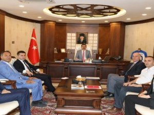 Mikro Kredi Diyarbakır Bölge Müdürü Taş'tan Vali Akbıyık'a ziyaret