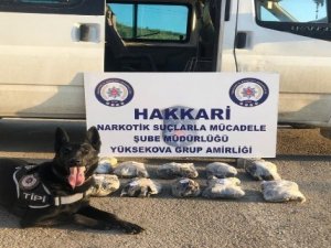 Yüksekova'da 23 kilo uyuşturucu ele geçirildi