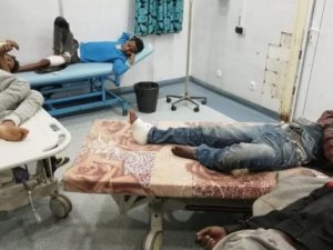 Hafter güçleri göçmen merkezini vurdu: En az 40 ölü