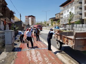 EŞBAŞKAN KARAMAN ÇALIŞMALARA EŞLİK ETTİ