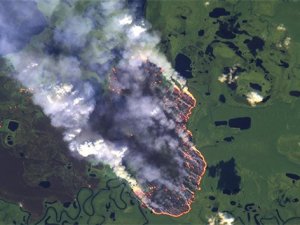 NASA, Amazon yangınlarını uzaydan görüntüledi