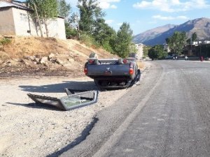 Şemdinli'de trafik kazası 1 kişi yaralandı