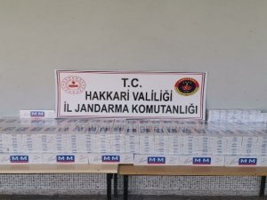 Hakkari'de 5 bin paket kaçak sigara ele geçirildi