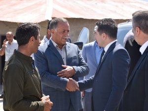VALİ YARDIMCISI MUSTAFA DURUK YAŞAR AİLESİNİN TAZİYE ZİYARETİNE KATILDI
