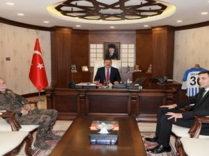 Emniyet Müdürü Atanur'dan Vali Akbıyık'a ziyaret