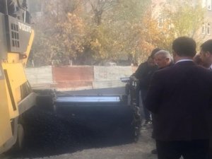 Belediye başkan yardımcıları çalışmaları denetledi