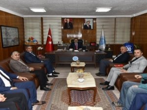 Federasyon temsilcilerinden Vali Akbıyık'a ziyaret