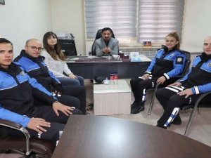 Hakkari polisinden İHA temsilcisi Taş'a ziyaret