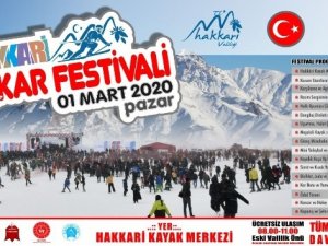 Hakkari'de 4. Kar Festivali düzenlenecek
