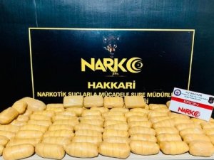 Yüksekova'da 44 kilo eroin ele geçirildi