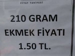 Hakkari'de ekmek zamlandı
