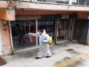 Hakkari'de dezenfekte çalışmaları sürüyor