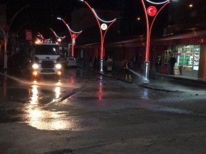 Çukurca Belediyesinden dezenfekte çalışması