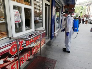Hakkari'de Koruna Virüse Karşı Dezenfekte Çalışması