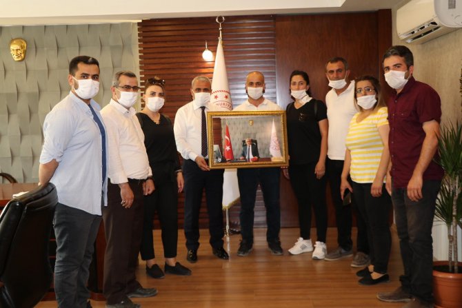 Özel güvenlik görevlilerinden Müdür Gür’e ziyaret