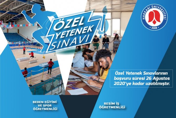 Özel yetenek sınavı başvuru süreleri Uzatıldı