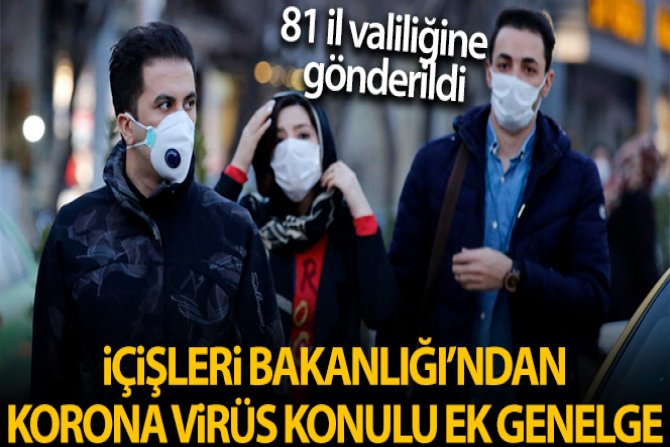 Koronavirüs Tedbirleri konulu ek genelge