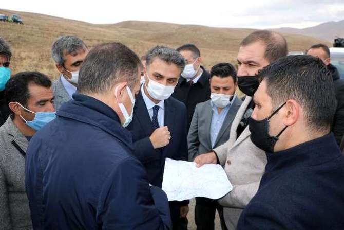 Vali Akbıyık'tan OSB yapılacak bölgede inceleme