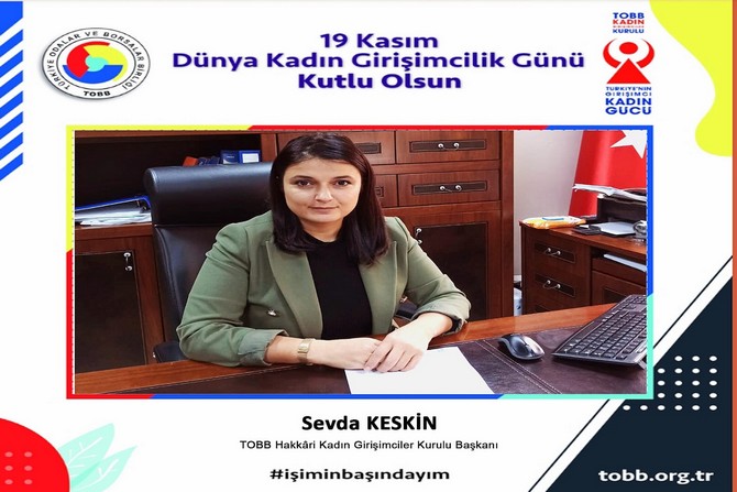 Keskin’den Dünya Kadın Girişimciler Günü Mesajı!