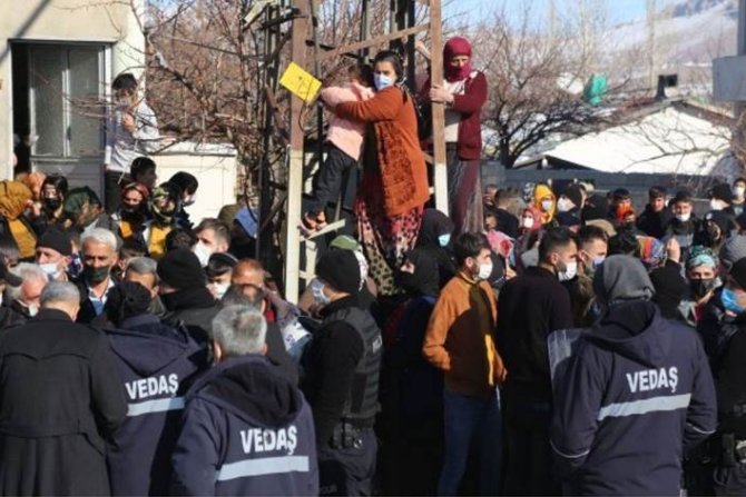 Van’da ‘sayaç’ gerginliği