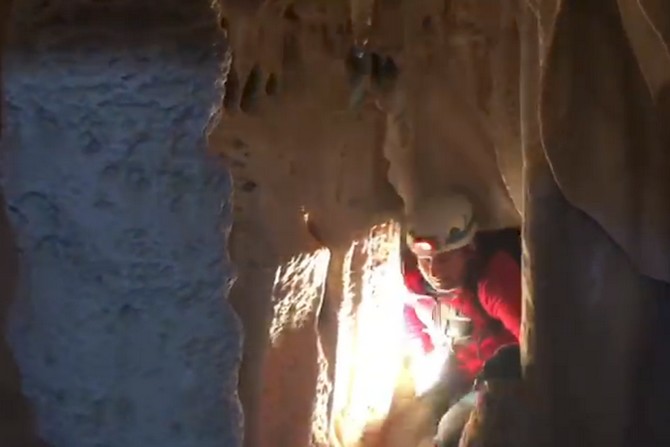 Cisad dağcıları Sümbül mağarasında