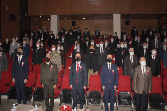 Hakkari'de istiklal Marşının kabulü programı