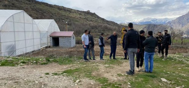 Çukurca’da seracılık ve sebze yetiştiriciliği çalışması