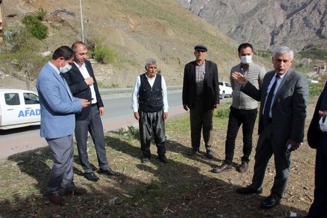 Başkan Özbek afet bölgesini denetledi