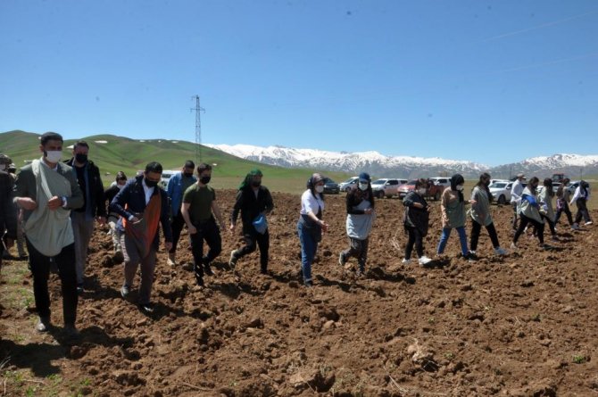 Kadın eliyle ekim seferberliği