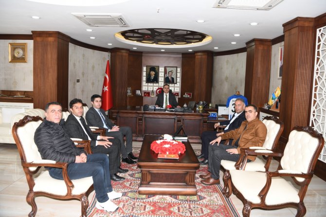 Amatör Kulüplerden Vali Akbıyık’a teşekkür ziyareti..
