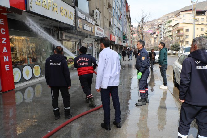 Hakkari belediyesinde bahar temizliğj