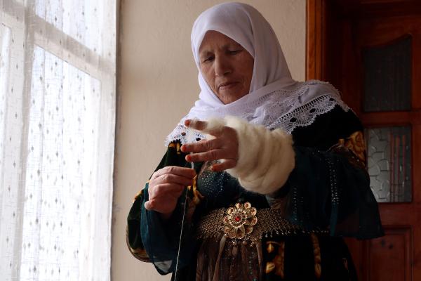 Geleneksel el değirmeni ve öreke yaşatılıyor