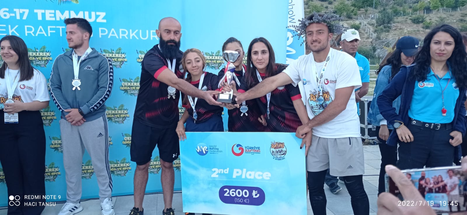 Hakkari Rafting takımı dünya ikincisi oldu