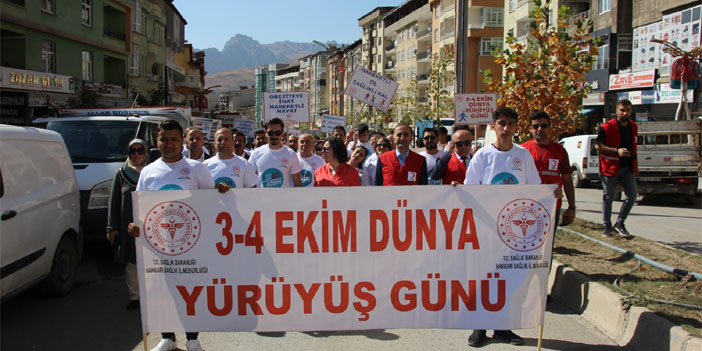 Hakkari’de 'Dünya Yürüyüş Günü' etkinliği