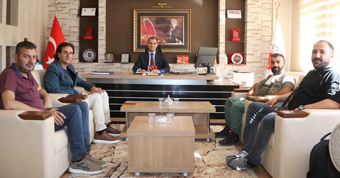 Gazetecilerden Başsavcı Harun Ünlüsoy’a ziyaret