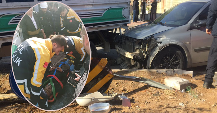 Hakkari'de trafik kazası: 2 yaralı