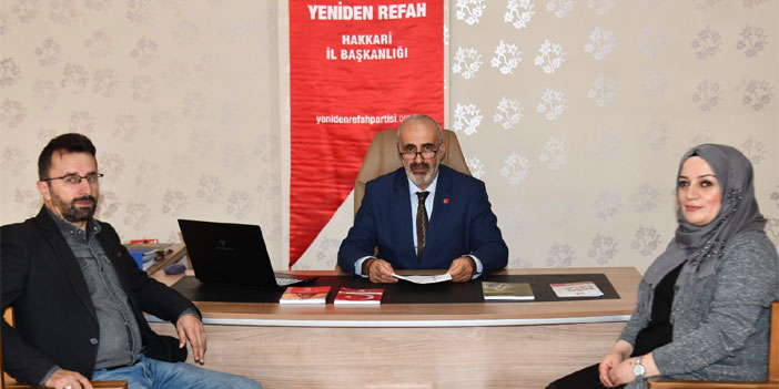Yeniden Refah Partisi Hakkari İl Başkanlığından Kongreye davet
