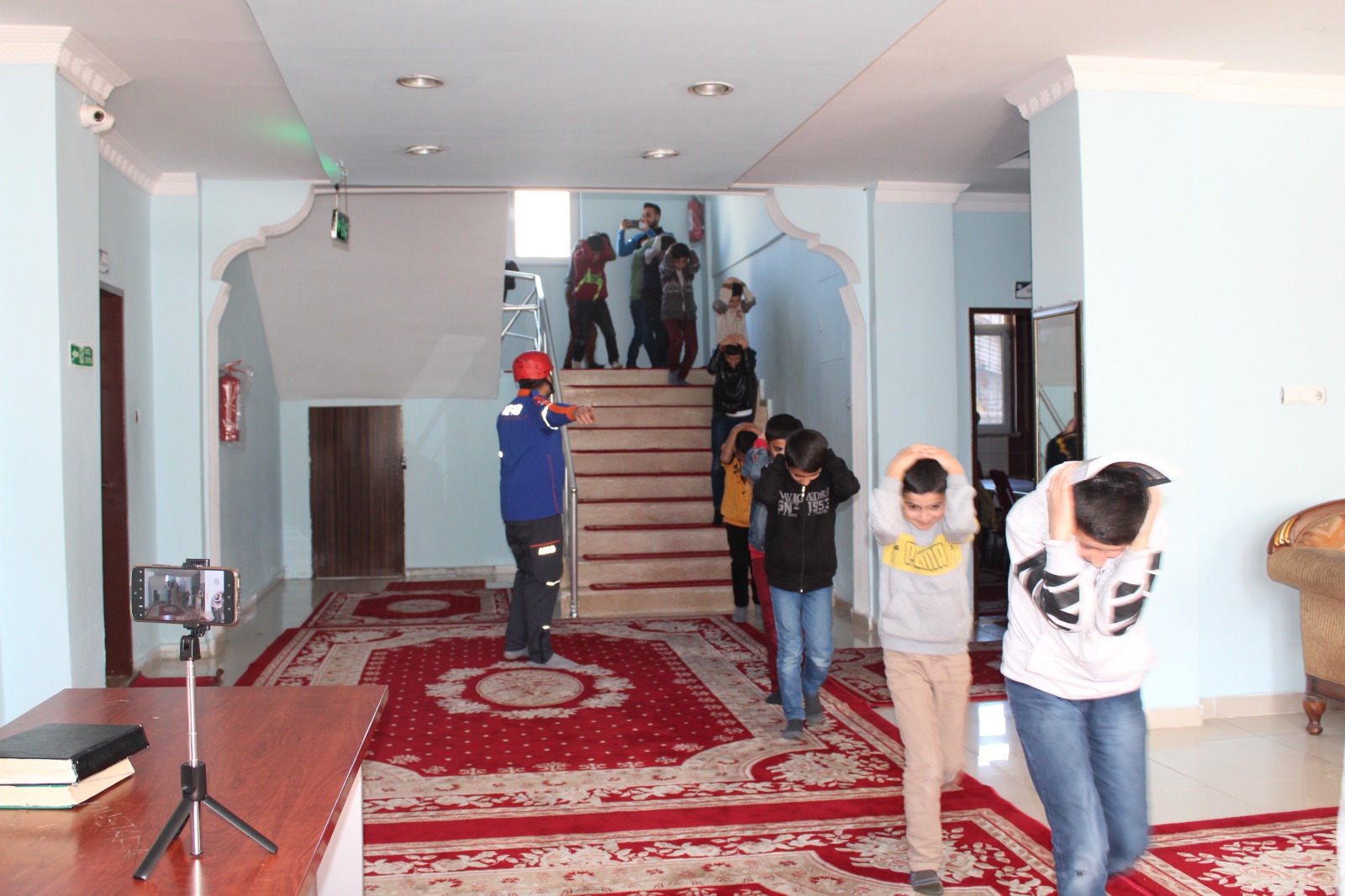 Deprem tatbikatı gerçeği aratmadı