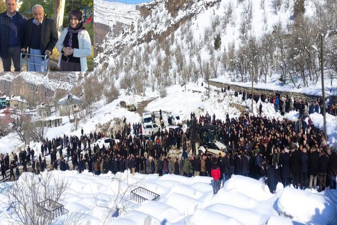 Tunç ailesi Çukurca’da defnedildi