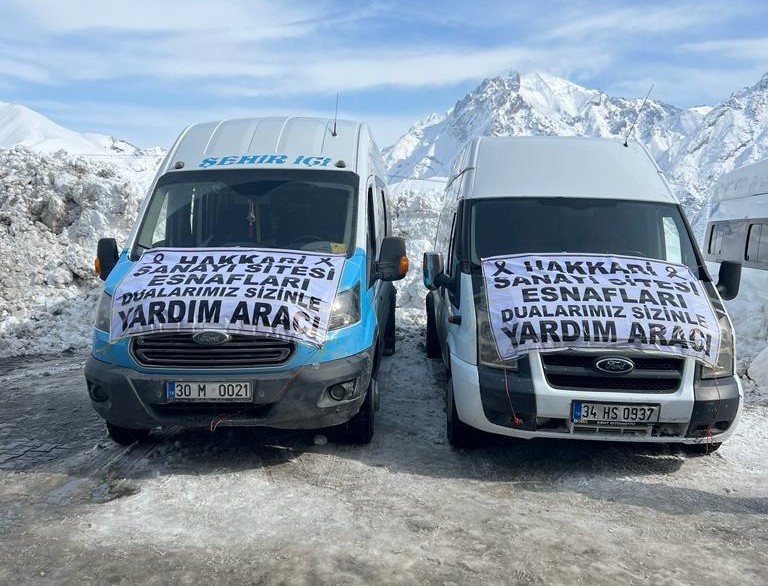 Sanayi sitesi esnaflarından örnek davranış